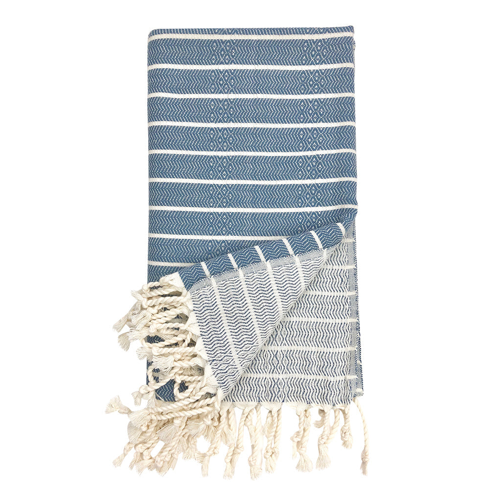 Geo Stripe Turkish Towel-3