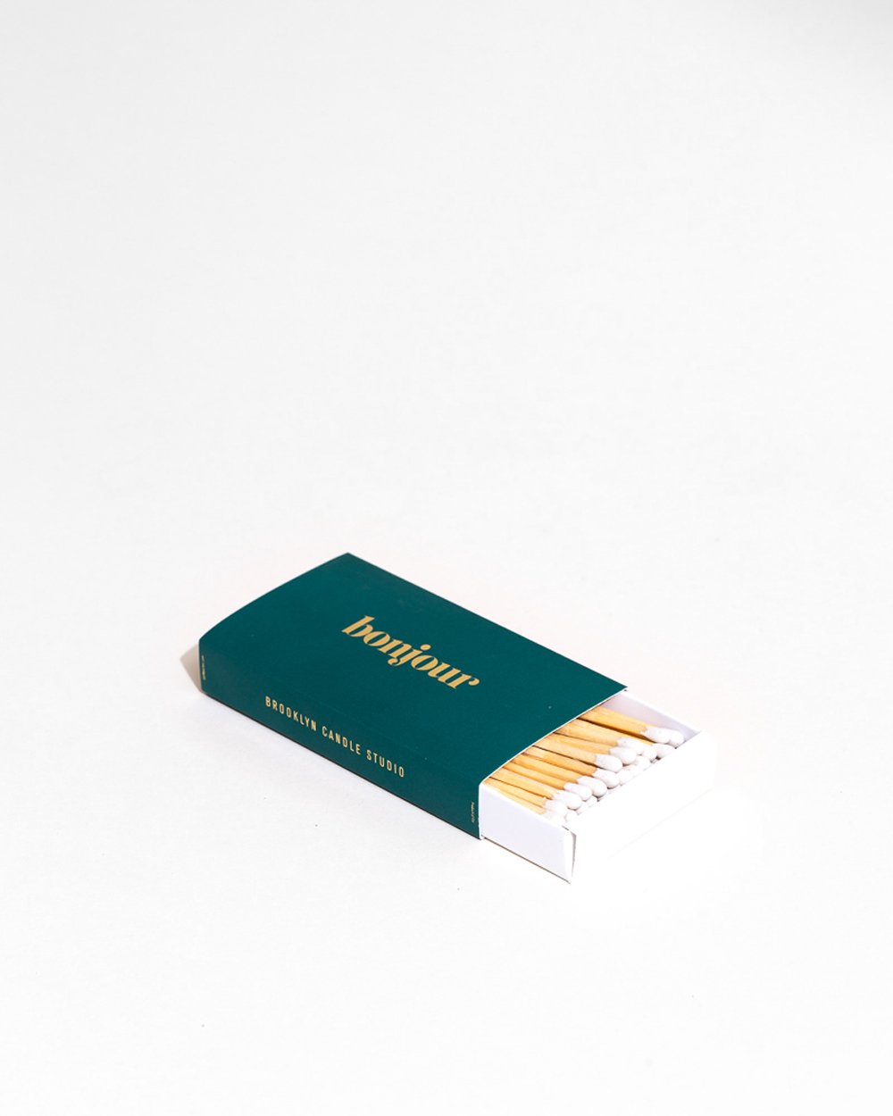 BONJOUR Emerald Long Matchbox by Brooklyn Candle Studio - Sumiye Co