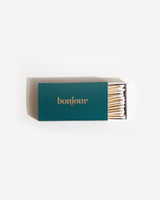 BONJOUR Emerald Long Matchbox by Brooklyn Candle Studio - Sumiye Co