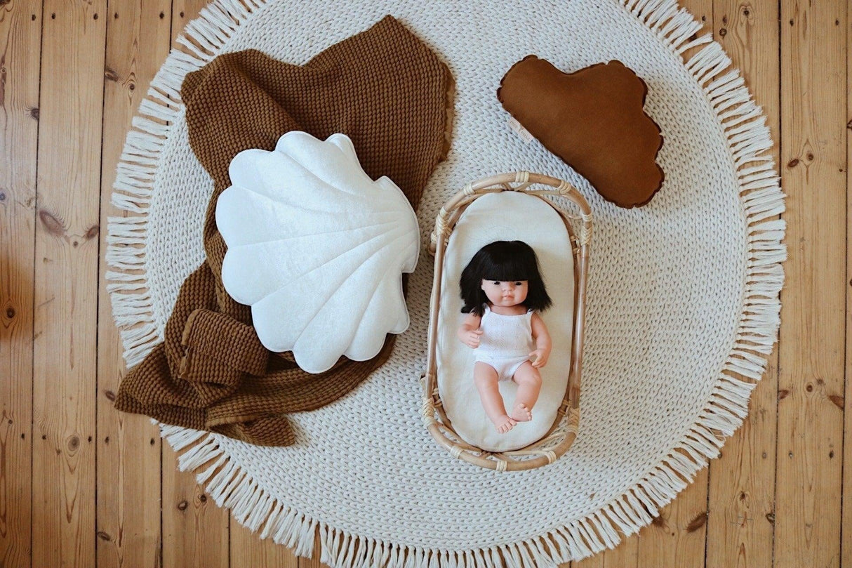 Cloud Pillow Linen “Caramel” | Kids Room & Nursery Decor - Sumiye Co