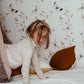 Leaf Pillow Linen “Caramel” | Kids Room & Nursery Decor