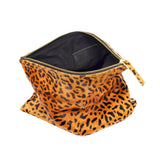 Leopard Print Leather Clutch | Ethically Sourced Hides