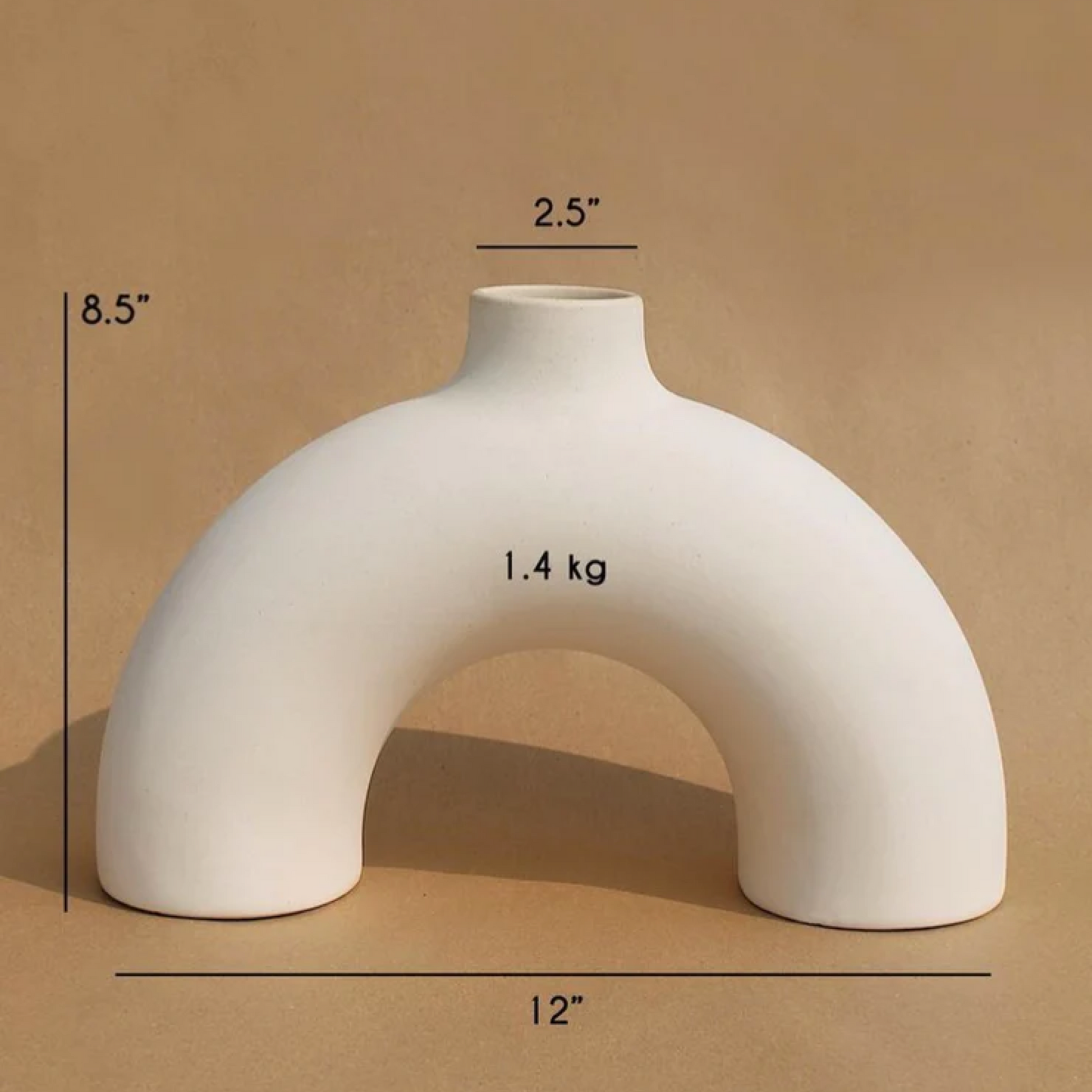 Osmos Studio Half Polo Vase | 100% Ceramic - Sumiye Co