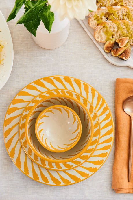 Ceramic Terracotta Dinnerware Sets | Granada 4-Pieces | Made in Spain