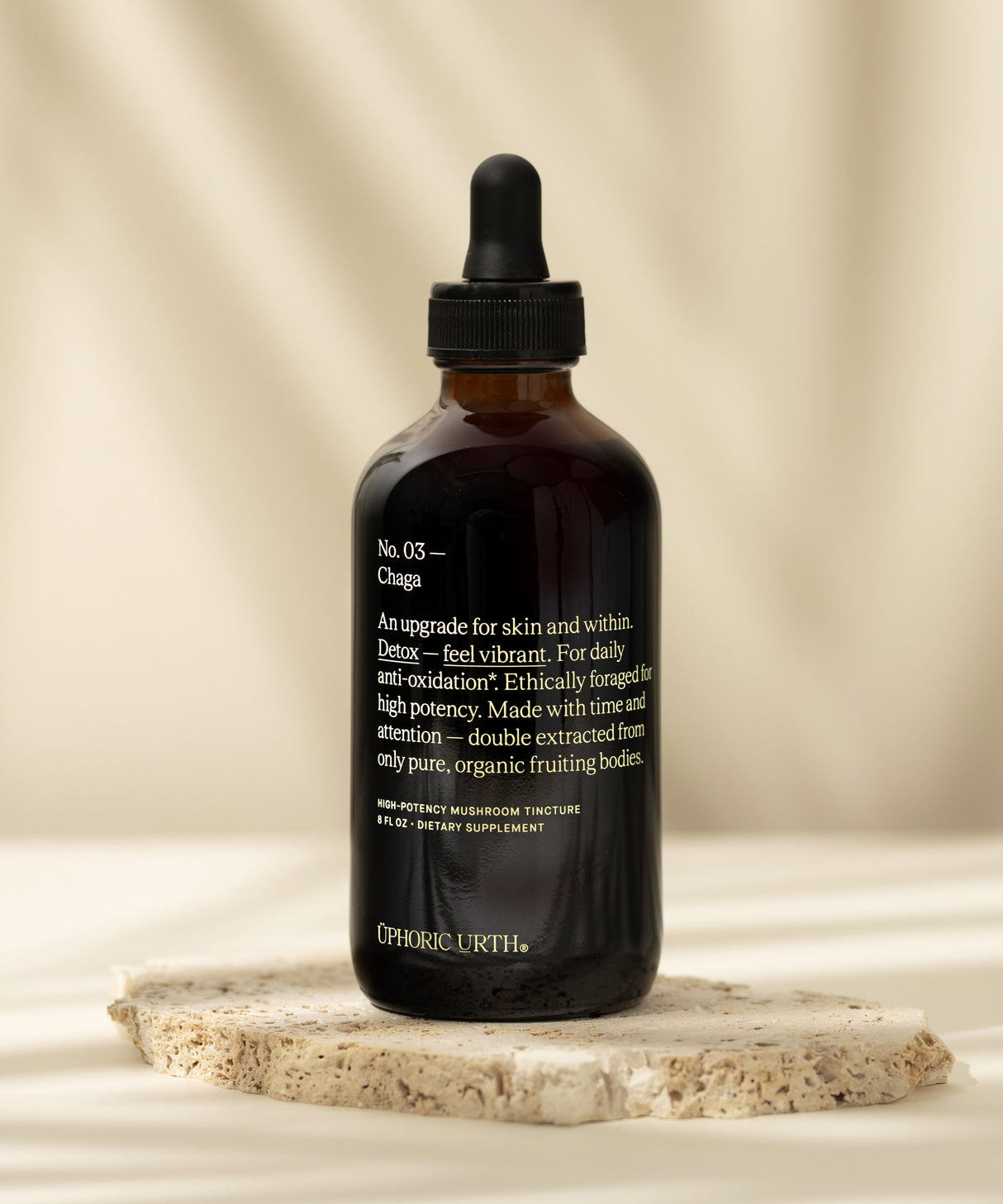 No. 03 — Chaga Tincture | Anti-Aging, Healthy Hair, Skin, Nails