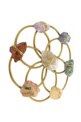 Chakra Balancing Flower of Life Healing Crystal Grid - Sumiye Co