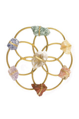 Chakra Balancing Flower of Life Healing Crystal Grid - Sumiye Co