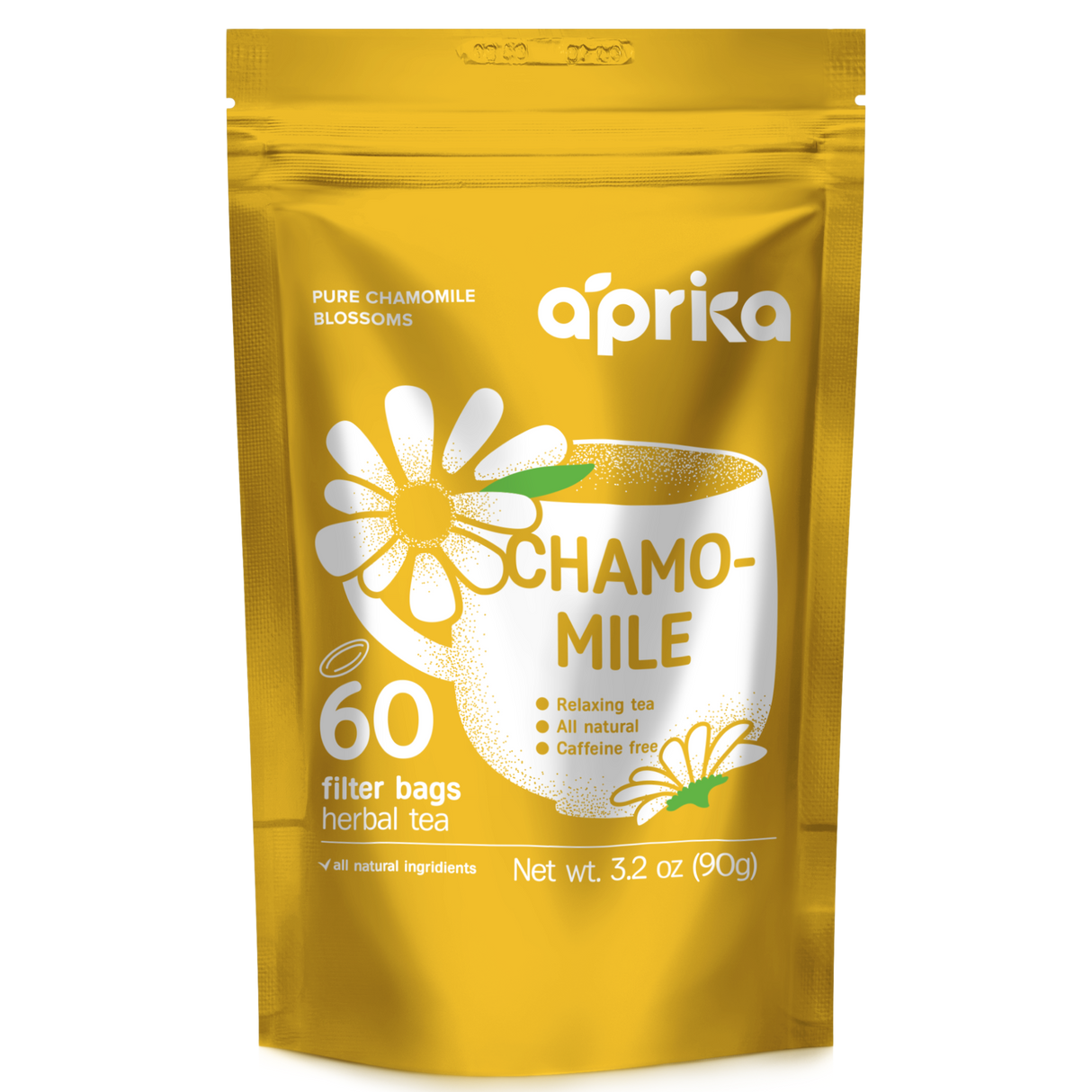 100% Pure Chamomile Herbal Tea, 60 bags