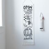 Canvas Growth Chart - Safari - Sumiye Co