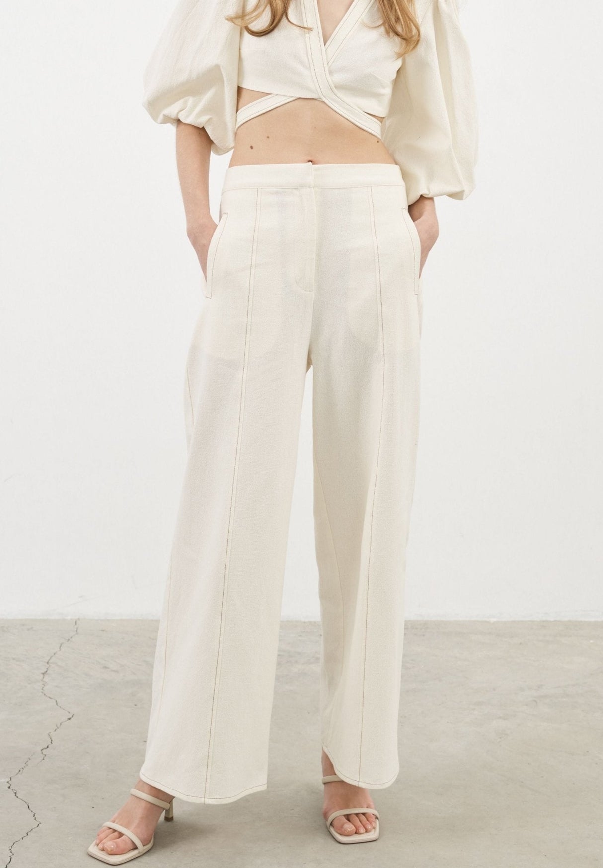 Pantalones Chloe - Natural