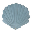 Linen “Eye of the Sea” Shell Mat by Moi Mili - Sumiye Co