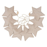 Stars Garland Velvet “Cream Dust” | Nursery & Kids Room Decor - Sumiye Co