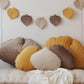 Leaf Pillow Velvet “Cream” | Kids Room & Nursery Decor