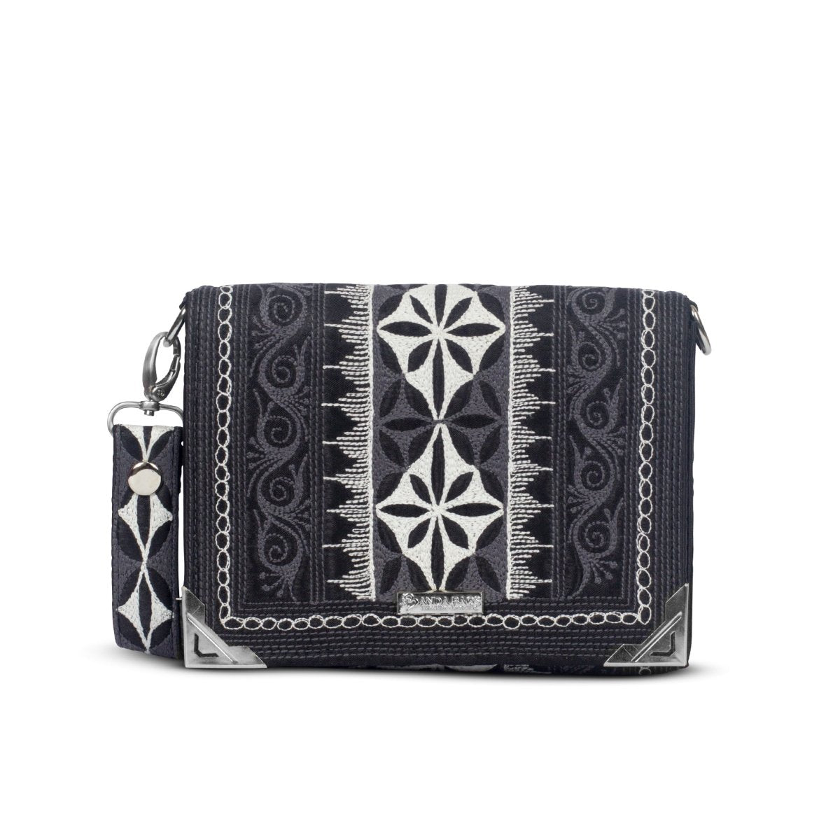 Embroidered Crossbody Purse