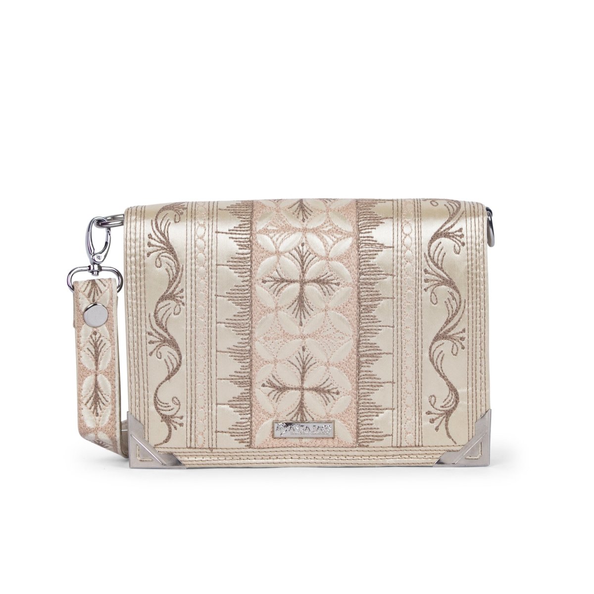 Embroidered Crossbody Purse