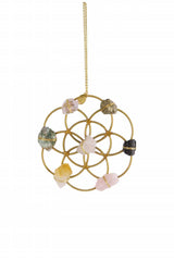 Crystal Grid Flower Of Life Ornament