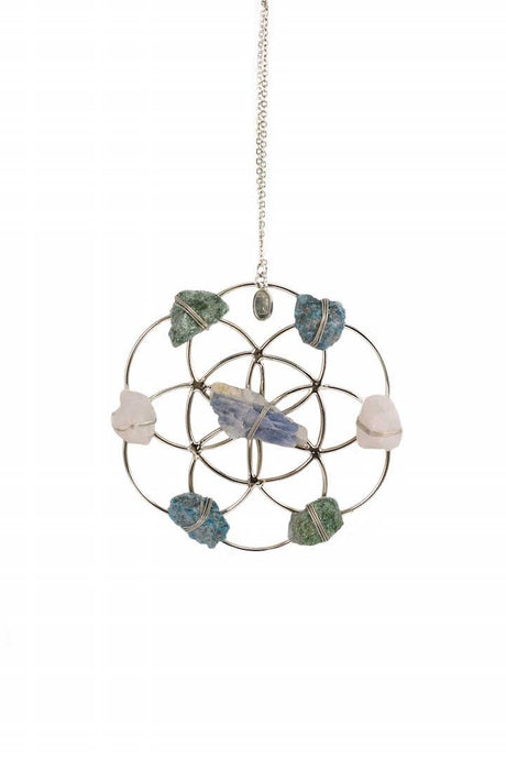 Crystal Grid Flower Of Life Ornament