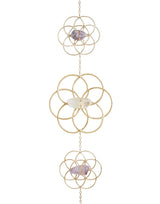 Crystal Grid Flower of Life Wall Hanging