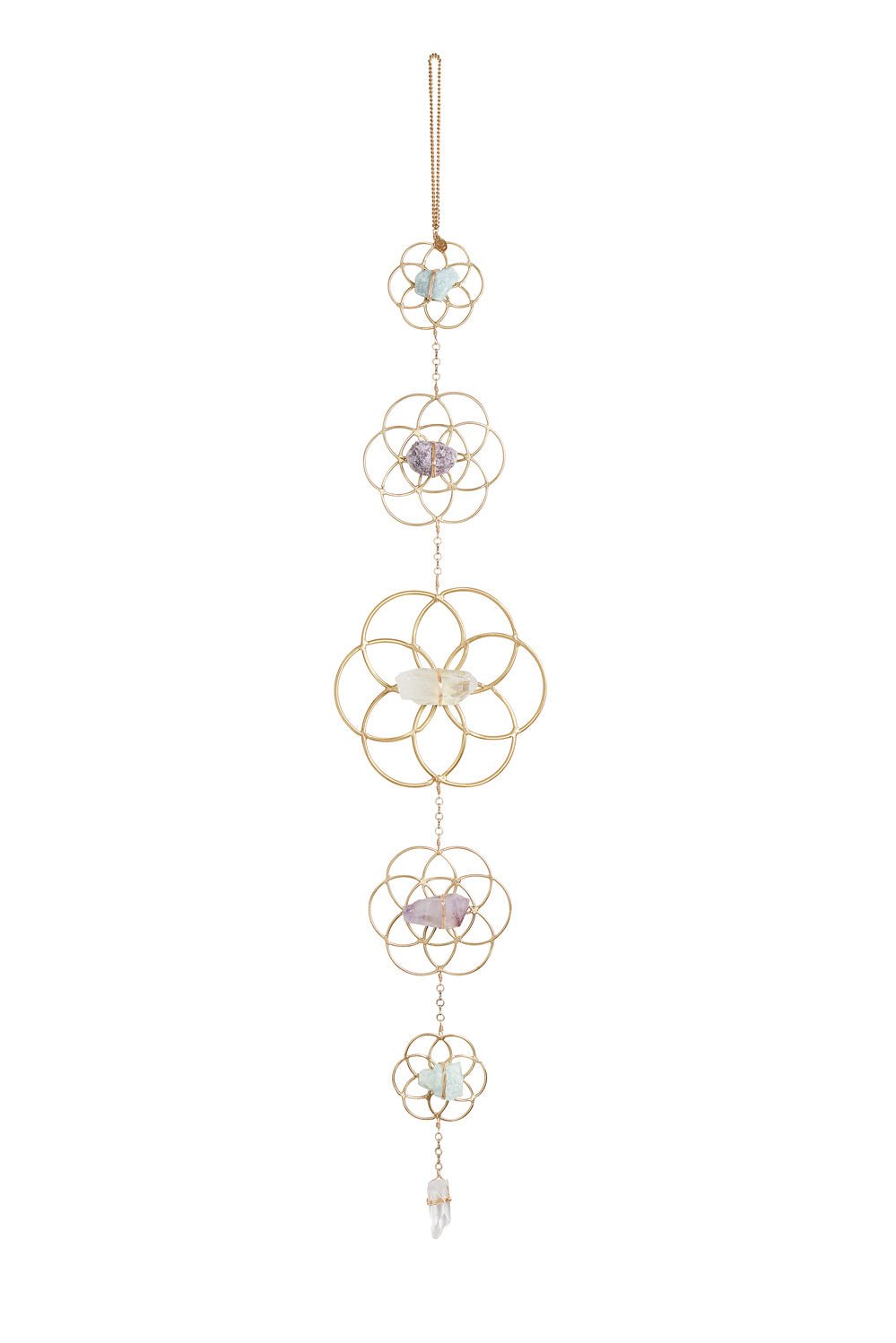 Crystal Grid Flower of Life Wall Hanging - Sumiye Co