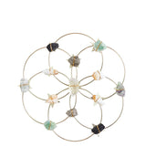 Crystal Grid - Healing Crystal Wall Decor - Flower Of Life - Large