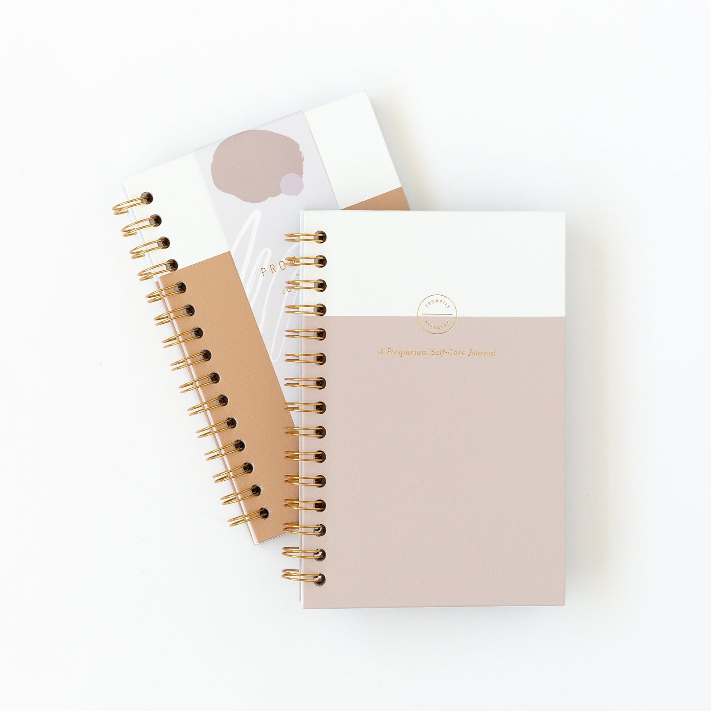 My Postpartum Journal: A Year of Self-Care (Powdered Lilac) by Promptly Journals