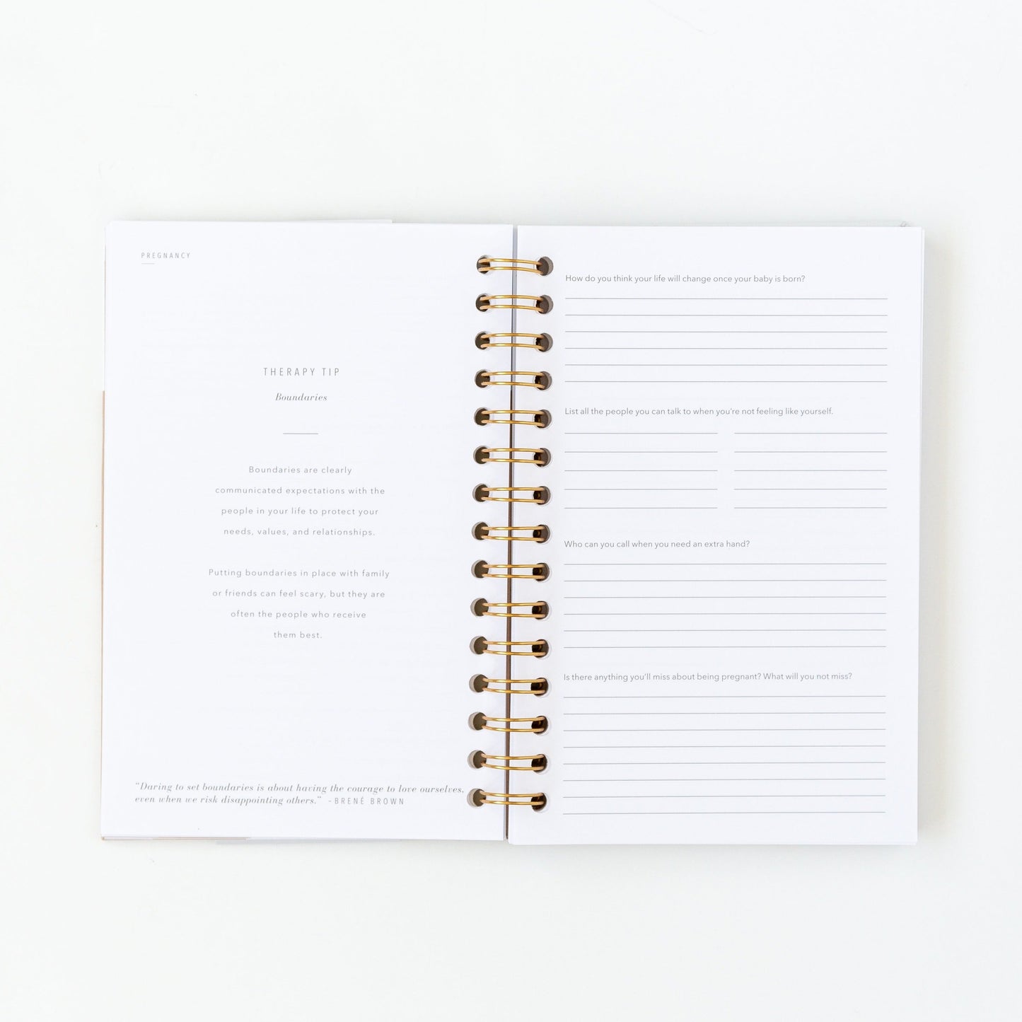 My Postpartum Journal: A Year of Self-Care (Cashew) by Promptly Journals