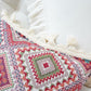 Pillow with Fringe "Pink boho style" | Kids Room & Nursery Decor