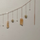 Desert Rose Peach Selenite Healing Crystal Garland - Sumiye Co