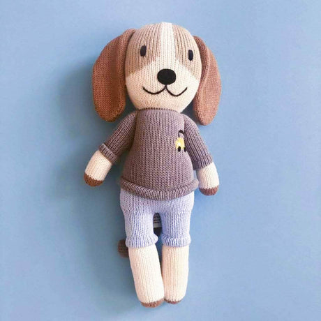 Organic Knit Doll, Frank Dog by Estella - Sumiye Co