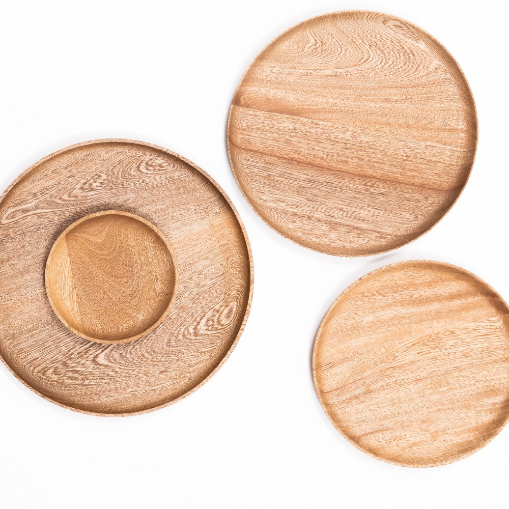 Chechen Wood Design Small Plate 5" - Rosa Morada Wood | Mexico - Sumiye Co