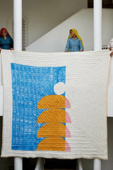 On The Beach Quilt (Reversible) | Artisanal Handmade Bedding Sets