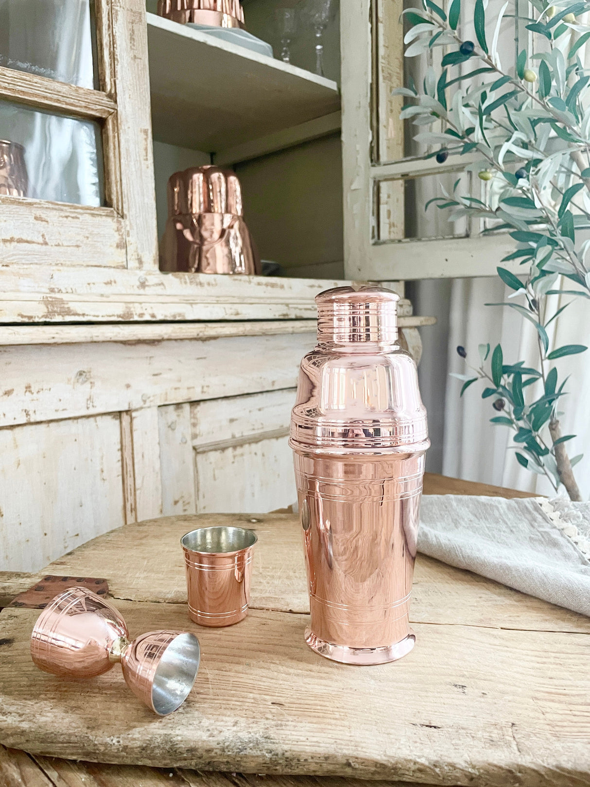 Copper Art Deco Barware | Vintage Inspired