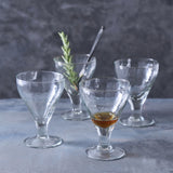 Pebbled Footed Goblets - Set of 4