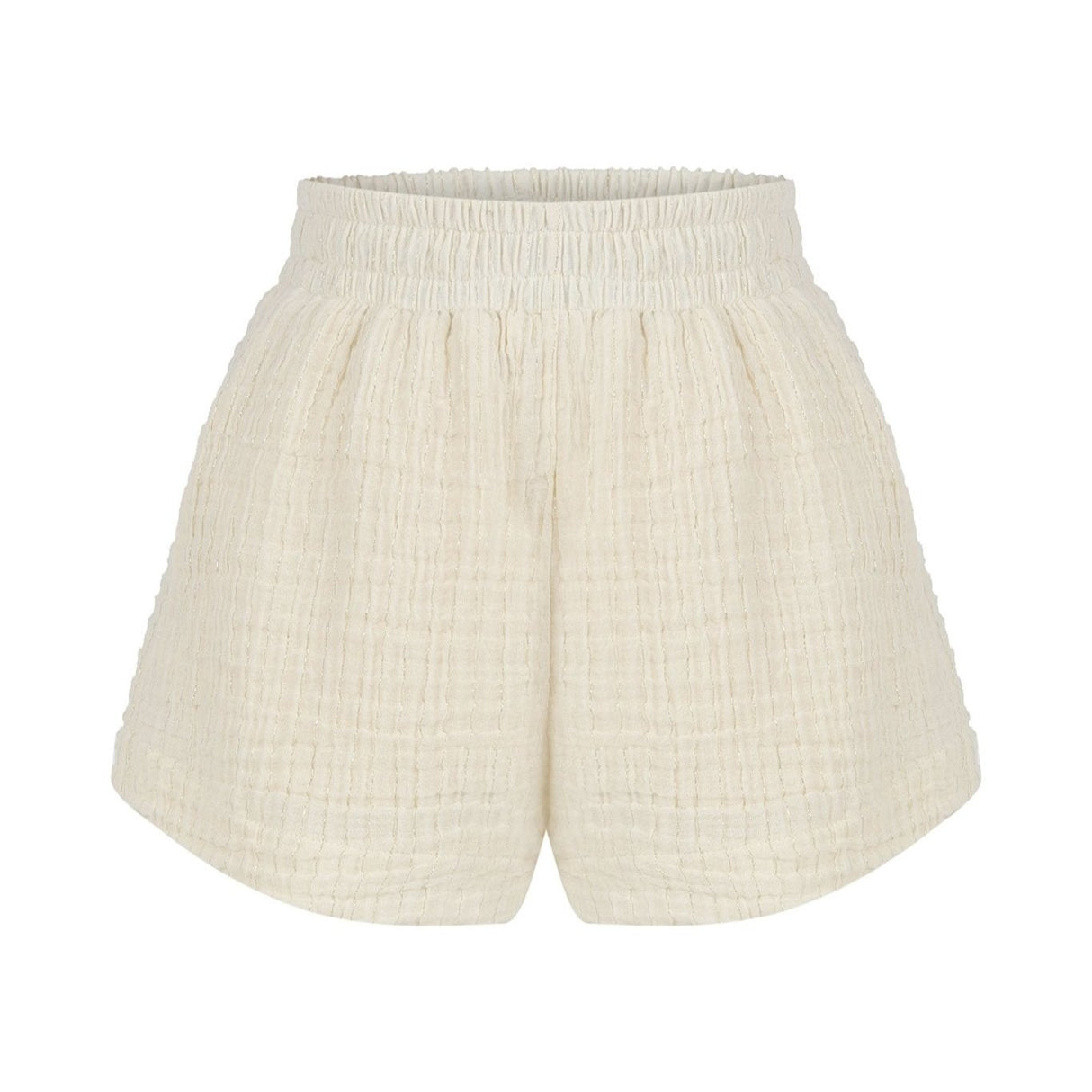 Echo Boy Short - Natural With Gold Stripes - Sumiye Co