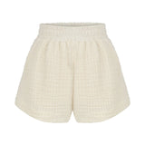 Echo Boy Short - Natural With Gold Stripes - Sumiye Co