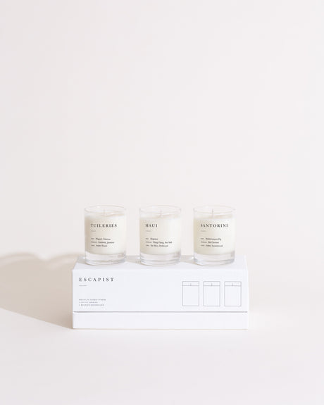 Escapist Mini Candle Set by Brooklyn Candle Studio - Sumiye Co