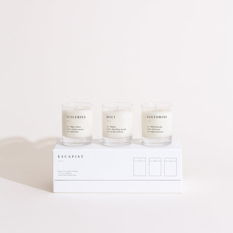 Escapist Mini Candle Set by Brooklyn Candle Studio - Sumiye Co