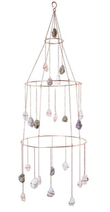 Ethereal Mixed Healing Crystal Chandelier - Sumiye Co