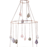 Ethereal Mixed Healing Crystal Chandelier - Sumiye Co