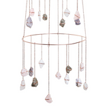 Ethereal Mixed Healing Crystal Chandelier - Sumiye Co