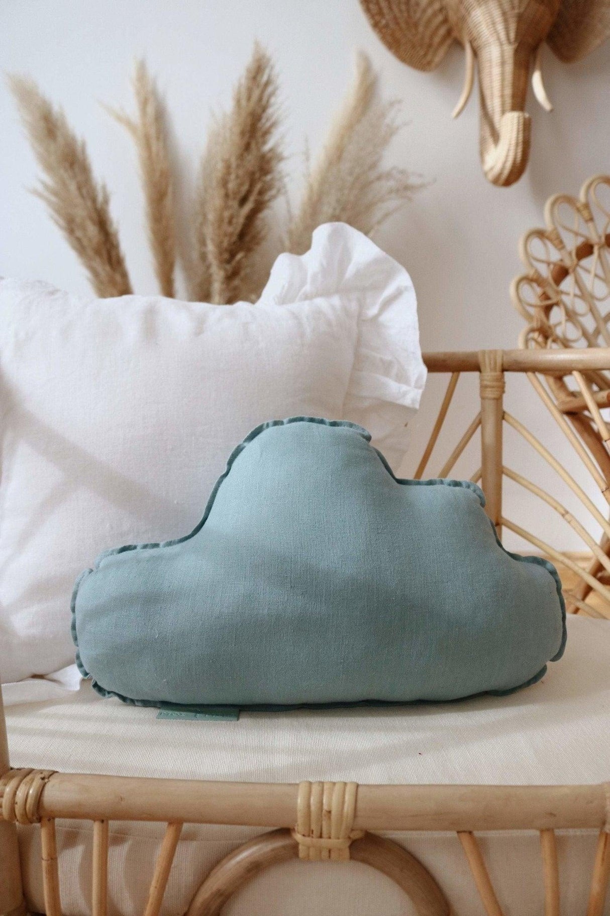 Cloud Pillow Linen “Eye of the Sea” | Kids Room & Nursery Decor - Sumiye Co