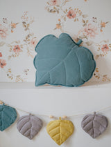 Leaves Garland Linen “Eye of the Sea” | Nursery & Kids Room Decor - Sumiye Co