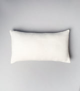 Solid Lumbar Pillow in Ivory Cotton