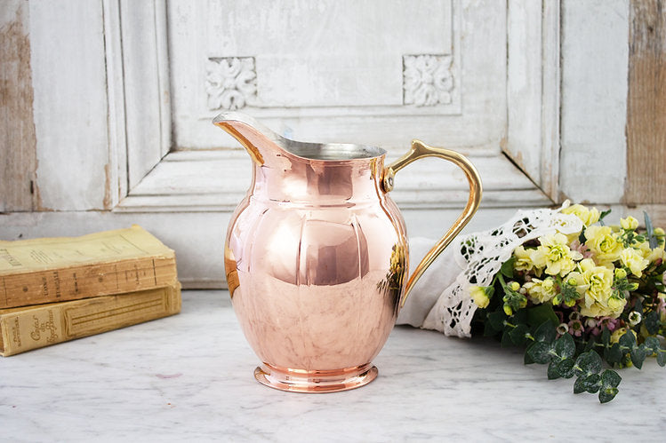 Copper Large Pitcher | Vintage Inspired - Sumiye Co