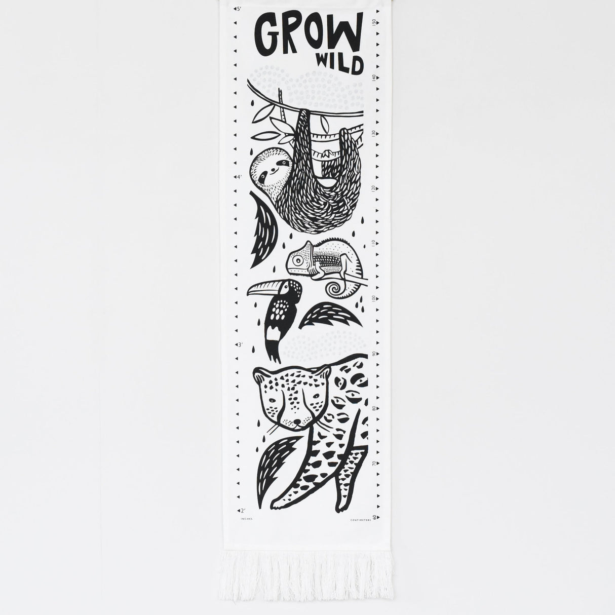 Canvas Growth Chart - Rainforest - Sumiye Co