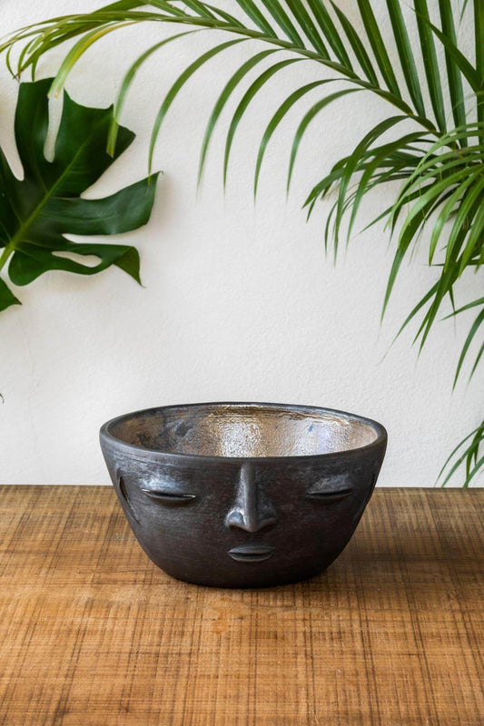 Faced Ceramic Decorative Bowl | Medium by Wool+Clay
