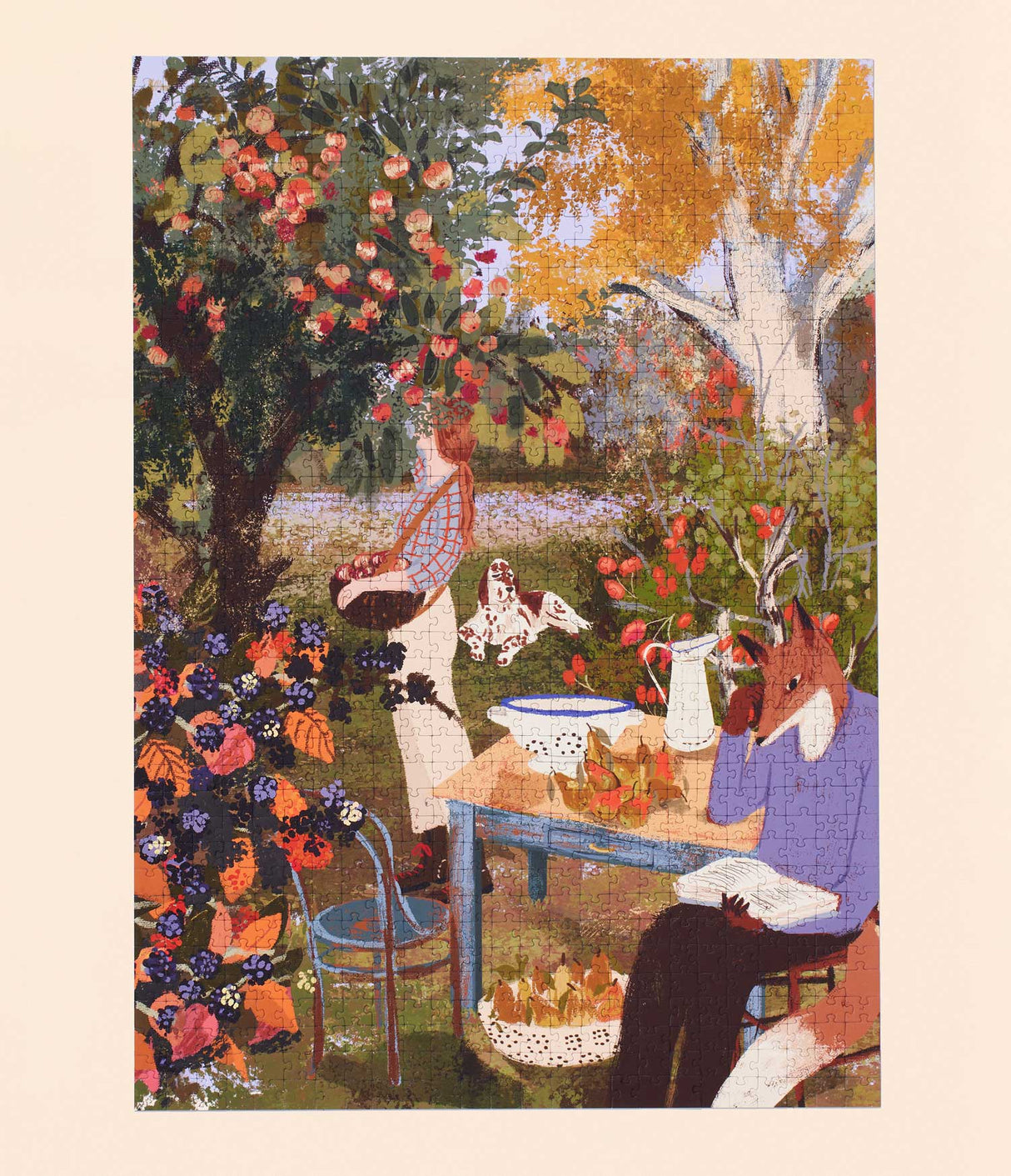 Fall in the Countryside 1000 Piece Puzzle | Artist Lida Ziruffo