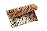 Leopard Print Clutch  | Ethically Sourced Hides