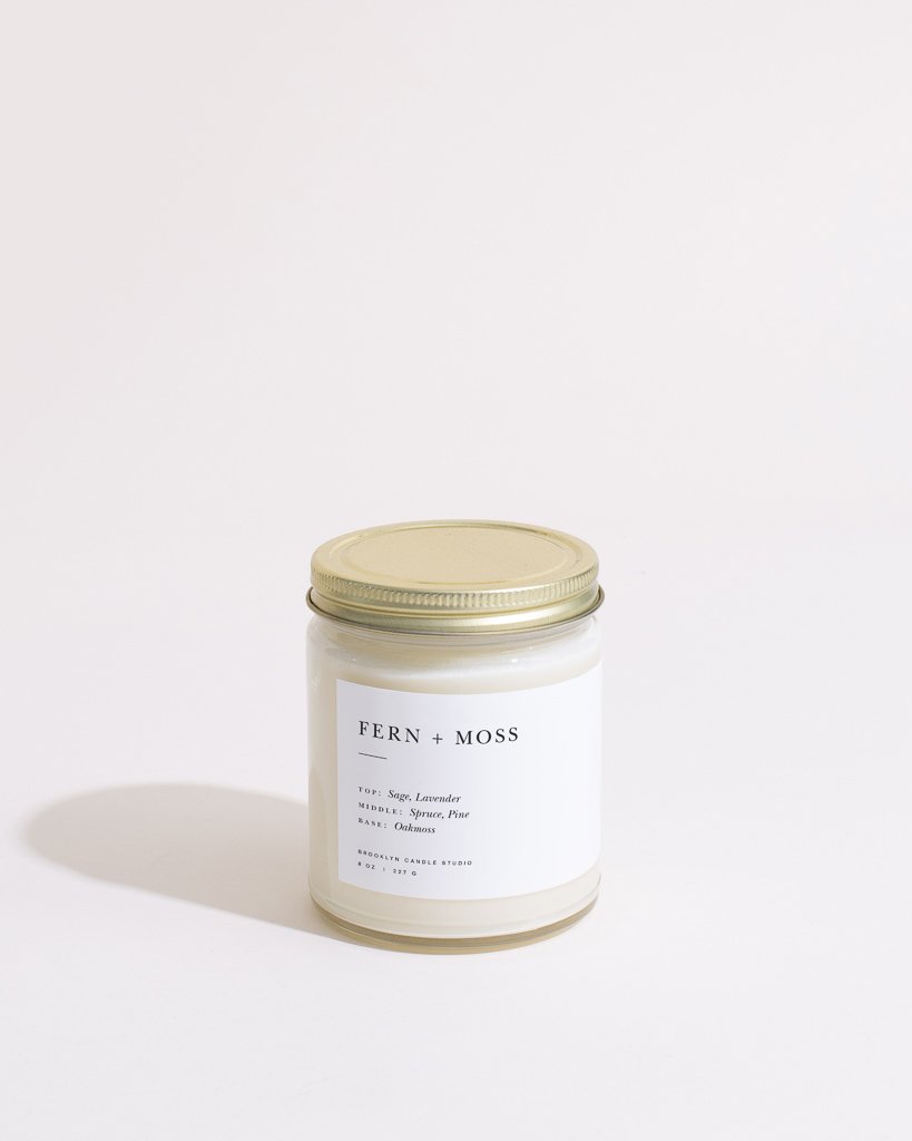 Fern + Moss Minimalist Candle by Brooklyn Candle Studio - Sumiye Co