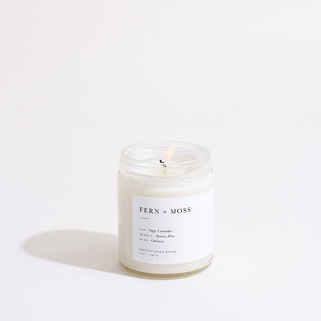 Fern + Moss Minimalist Candle by Brooklyn Candle Studio - Sumiye Co